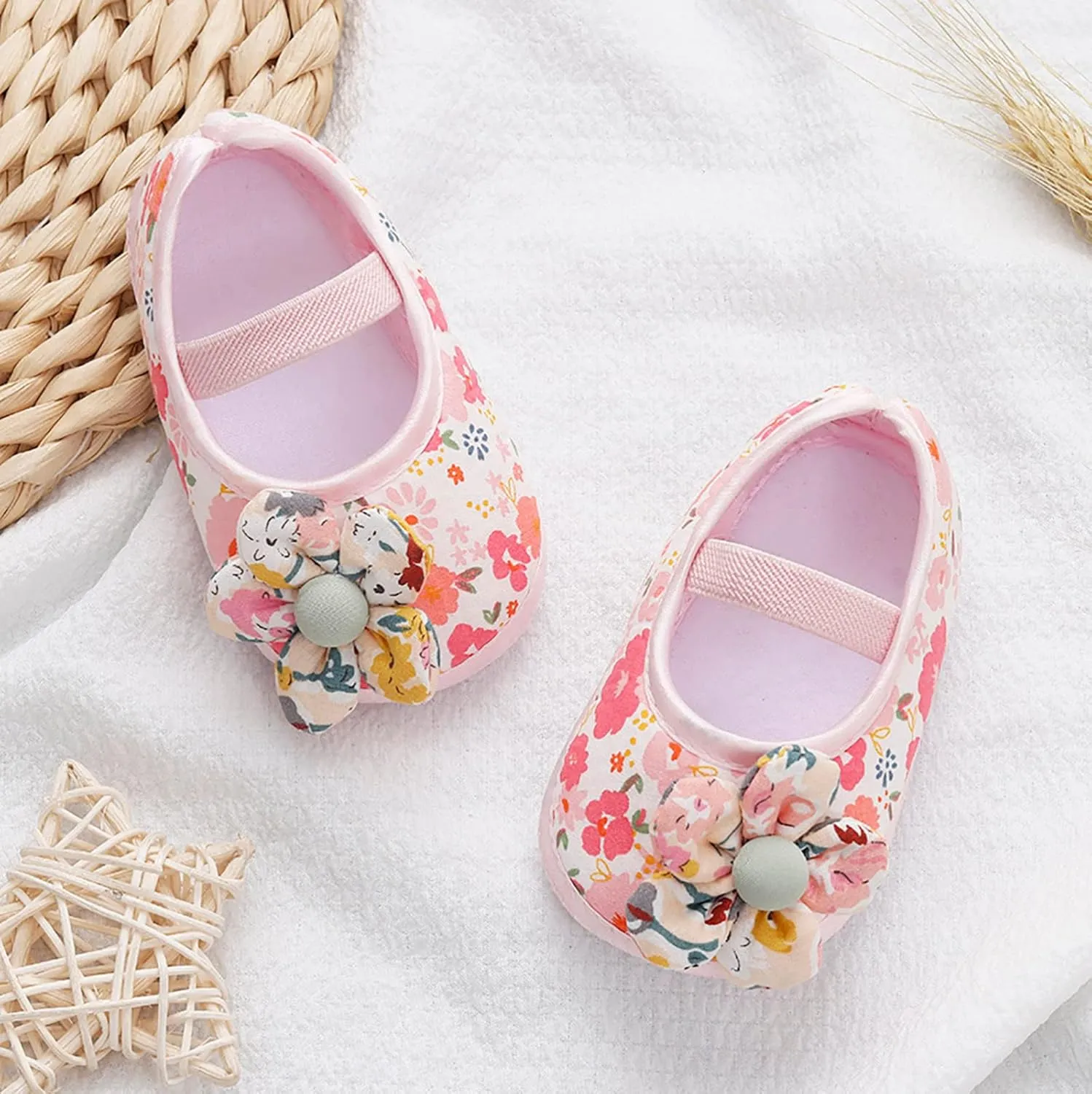 4 Month Booties Infant Boys Girls Open Toe Solid Shoes First Walkers Shoes Summer Toddler Flat Socks Slippers Baby