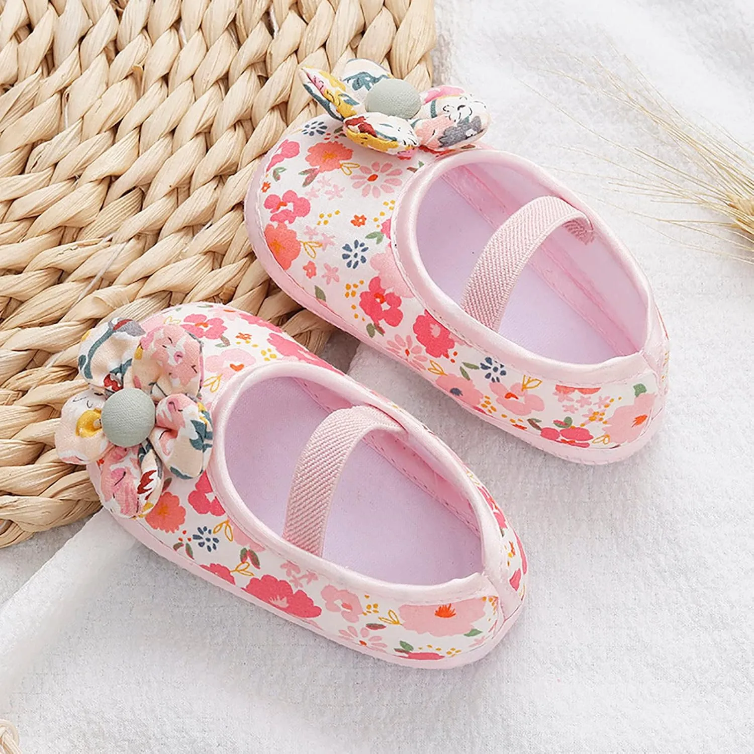 4 Month Booties Infant Boys Girls Open Toe Solid Shoes First Walkers Shoes Summer Toddler Flat Socks Slippers Baby