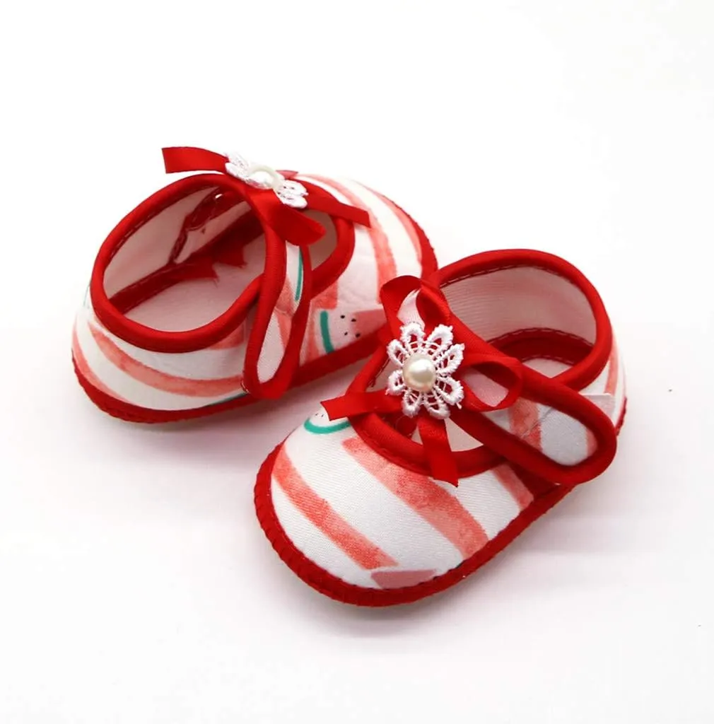 5t Girls Shoes Printing Single Sandals Sole Prewalker Girls Soft Baby Watermelon Shoes Baby Shoes Boys Shoes