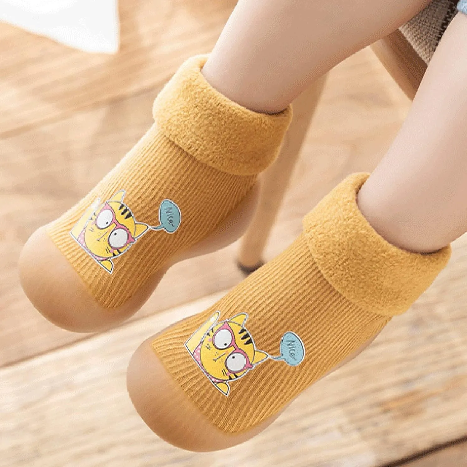 All Girl Toddler Shoes Baby Toddler Girls Shoes Slipper Kids Knit Soft Stocking Sole Solid Rubber Socks Warm Boys Baby Shoes Toddler Shoes