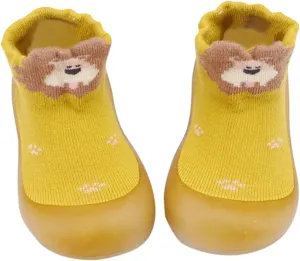 artoon Animal Soft Sole Sneaker for Toddler Baby Infant Sock Shoes Newborn Breathable First Walking Indoor Flat Shoes