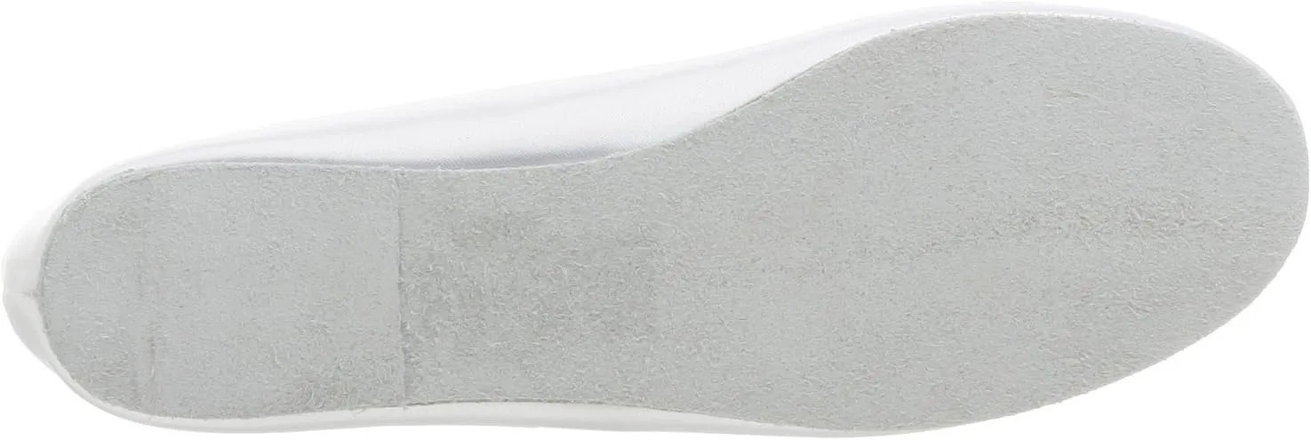 Baby & Girl's Satin Dyeable Ballet Flats with Cinch Tie Chord
