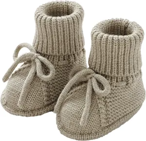 Baby Booties Newborn Sock Boots Hand Knitting Crochet Infant Boy Girl Cozy Shoes Indoor Breathable Walking Shoes