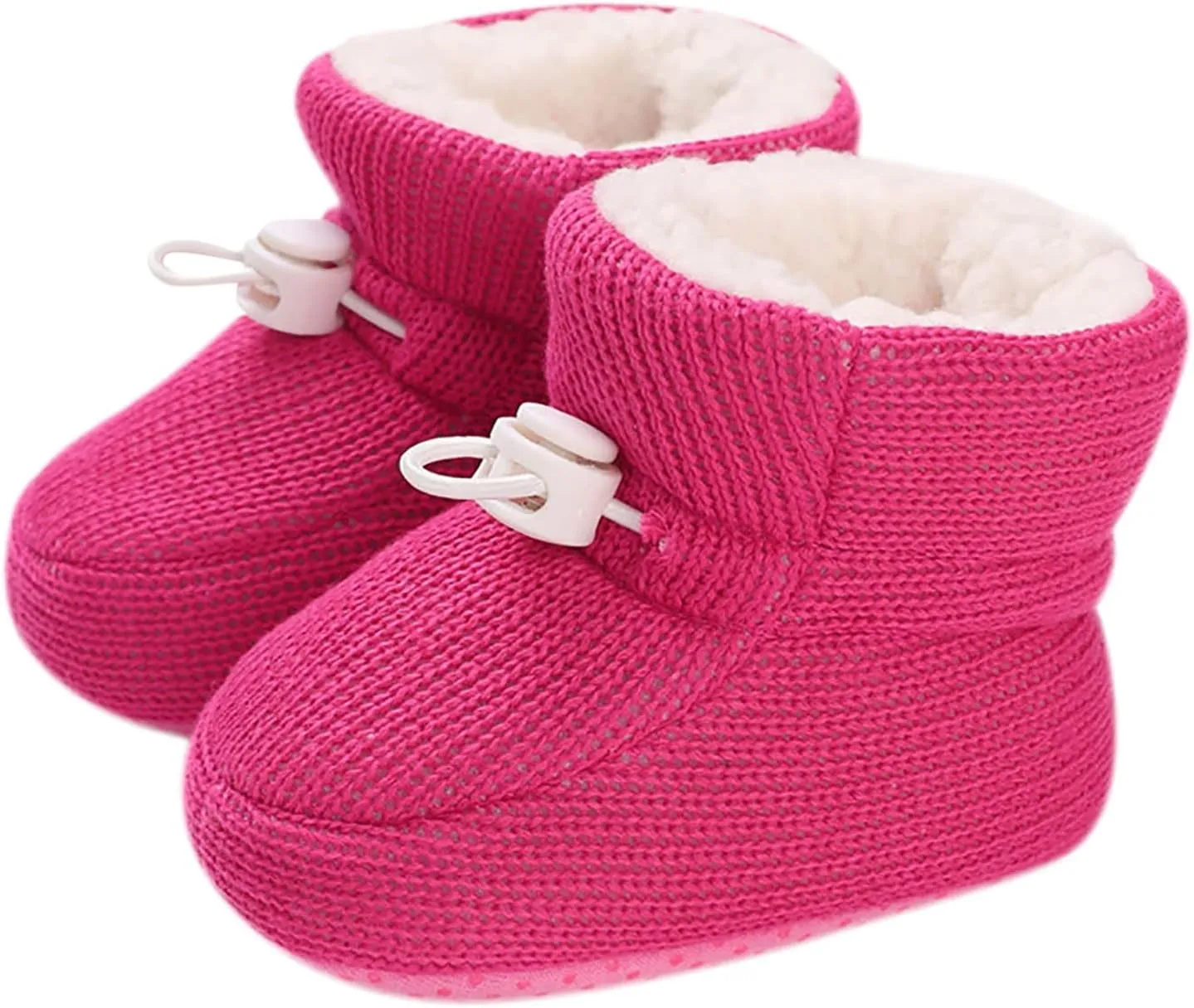 Baby Boy Girl Fleece Boots Newborn Shoes Winter Snow Boots Anti-Slip Soft Sole Warm Infant Tennis Shoes for Girls