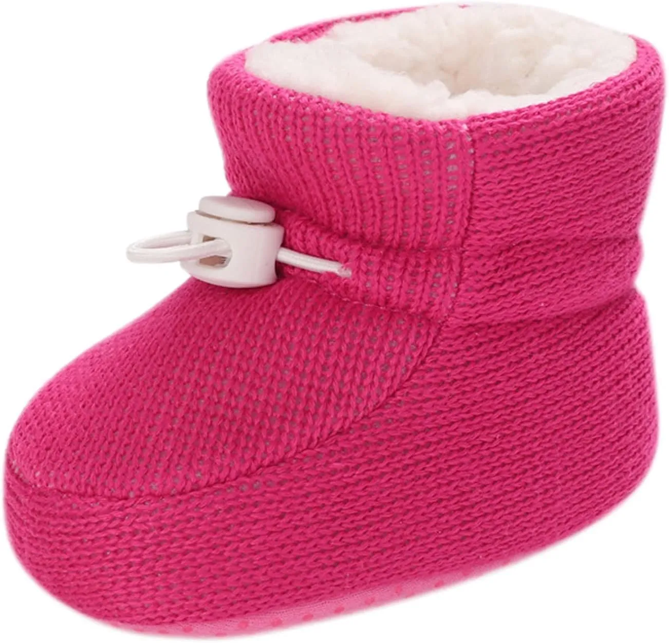 Baby Boy Girl Fleece Boots Newborn Shoes Winter Snow Boots Anti-Slip Soft Sole Warm Infant Tennis Shoes for Girls