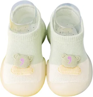 Baby Boy Shoes 12 to 18 Months Infant Boys Girls Animal Socks Shoes Toddler The Floor Socks Non Slip Prewalker Shoes First Walking Shoes Baby Boy (Green, 7 Toddler)