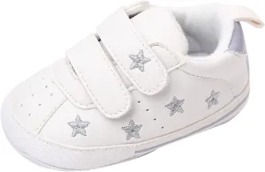 Baby Boys Girls Anti-Slip Sneakers Soft Ankle Boots Toddler First Walkers Newborn Crib Shoes for Running Walking