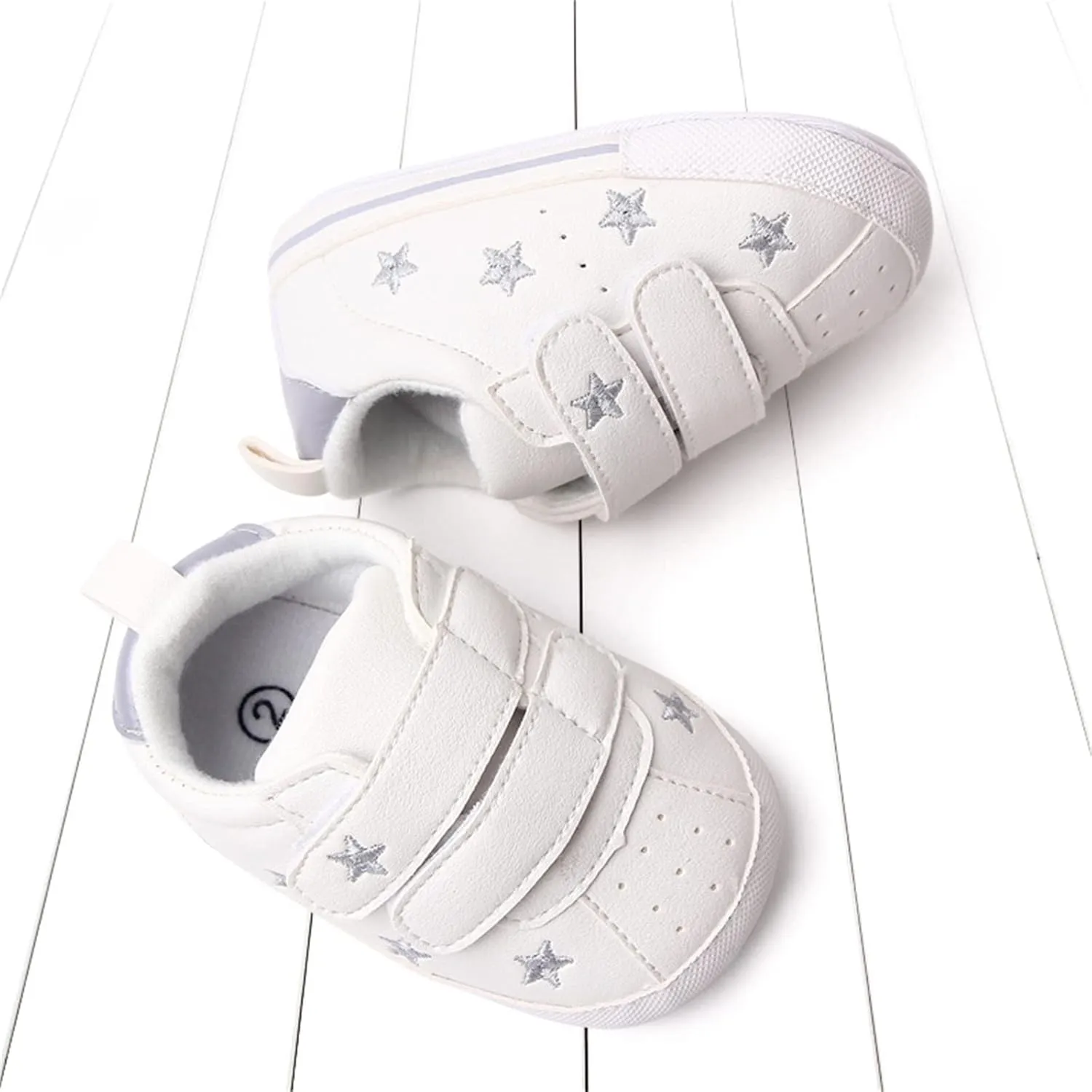 Baby Boys Girls Anti-Slip Sneakers Soft Ankle Boots Toddler First Walkers Newborn Crib Shoes for Running Walking