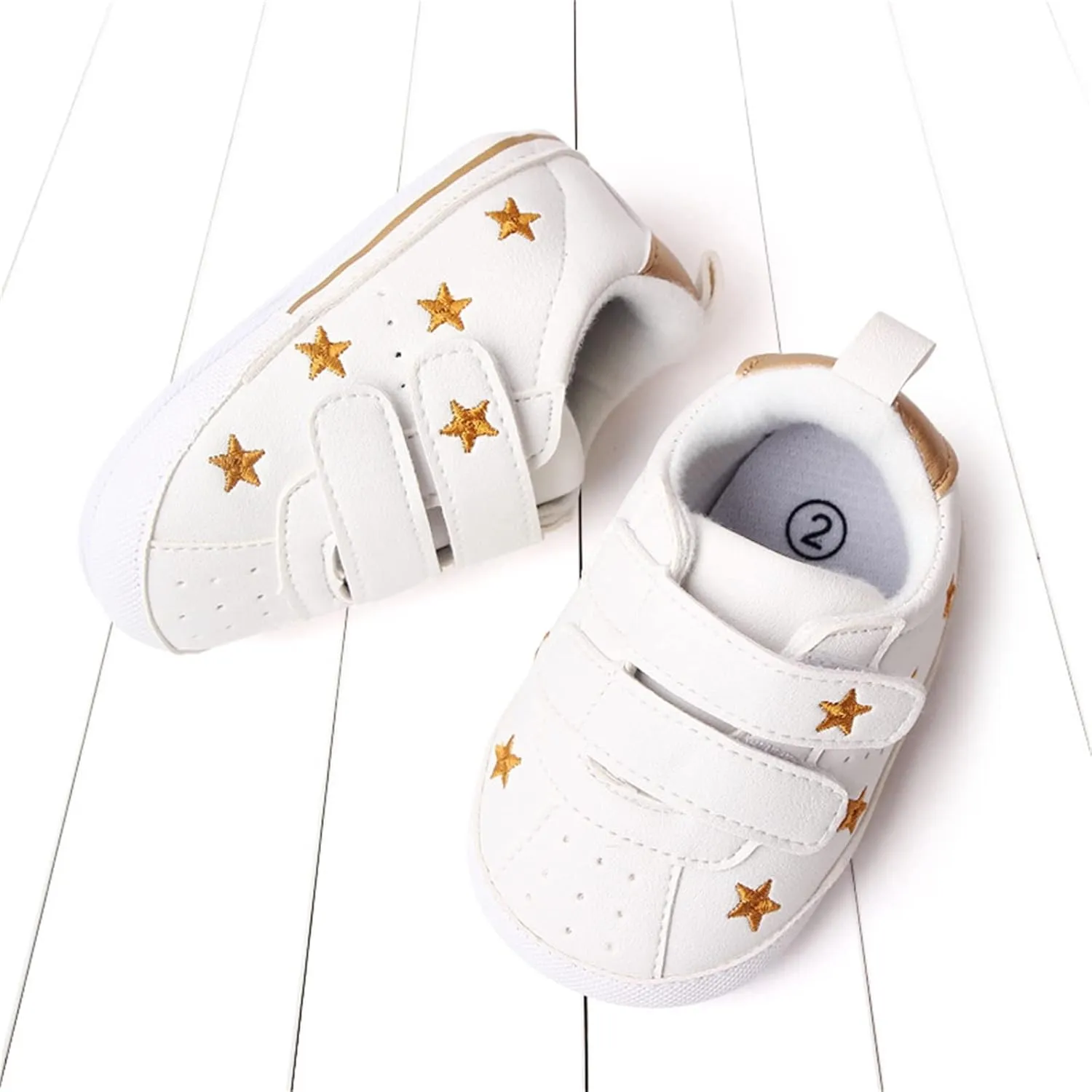 Baby Boys Girls Anti-Slip Sneakers Soft Ankle Boots Toddler First Walkers Newborn Crib Shoes for Running Walking