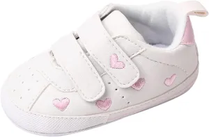 Baby Boys Girls Anti-Slip Sneakers Soft Ankle Boots Toddler First Walkers Newborn Crib Shoes for Running Walking