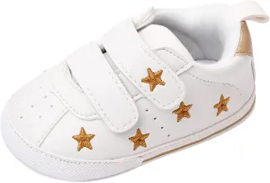Baby Boys Girls Anti-Slip Sneakers Soft Ankle Boots Toddler First Walkers Newborn Crib Shoes for Running Walking