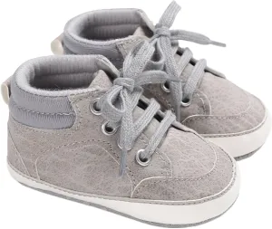 Baby Boys Girls First Walking High Top Sneakers Soft Soles Anti Slip Infant Unisex Lace-up Toddler Girl Size 11 Shoes
