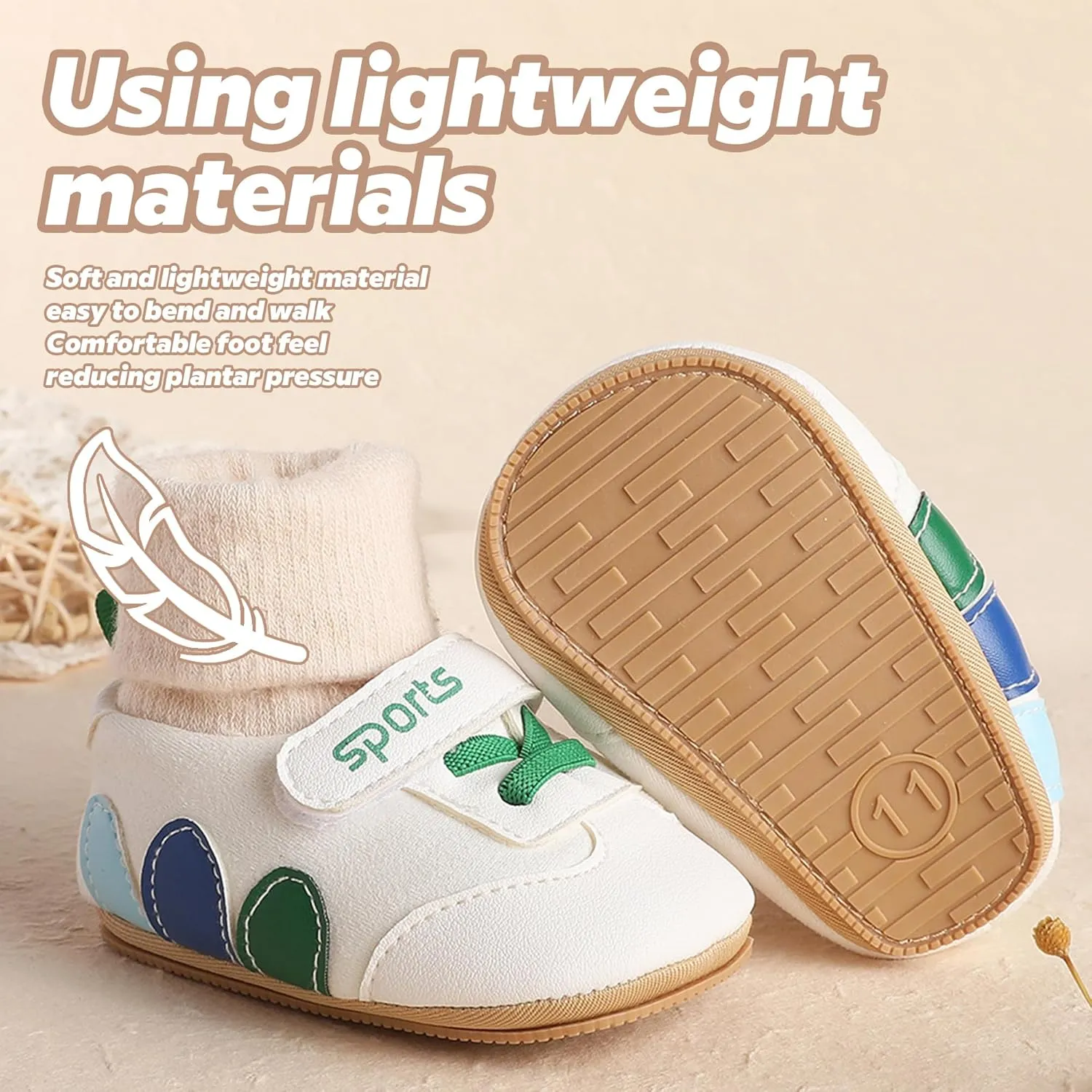 Baby Boys Girls High Top Ankle PU Leather Sneakers Soft Rubber Sole Infant Moccasins Newborn Oxford Loafers Anti-Slip Toddler Wedding Uniform Dress Shoes
