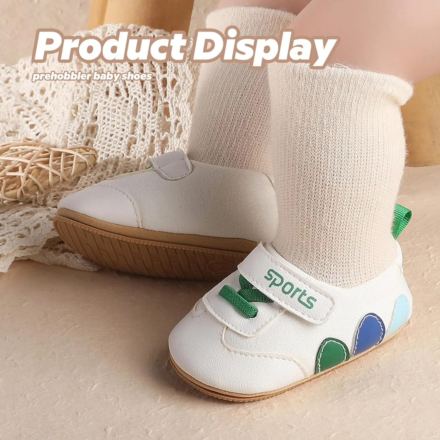Baby Boys Girls High Top Ankle PU Leather Sneakers Soft Rubber Sole Infant Moccasins Newborn Oxford Loafers Anti-Slip Toddler Wedding Uniform Dress Shoes