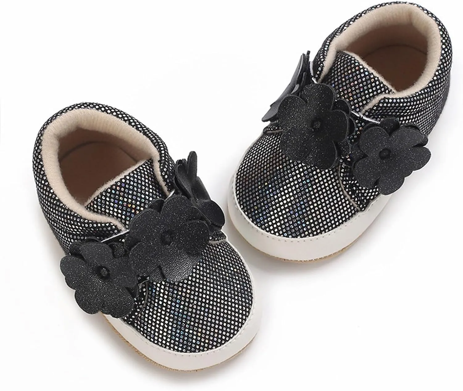 Baby Boys Girls High Top Sneakers Soft Soles Anti Infant Ankle Shoes Toddler Prewalker Crib Shoes 0 Beach