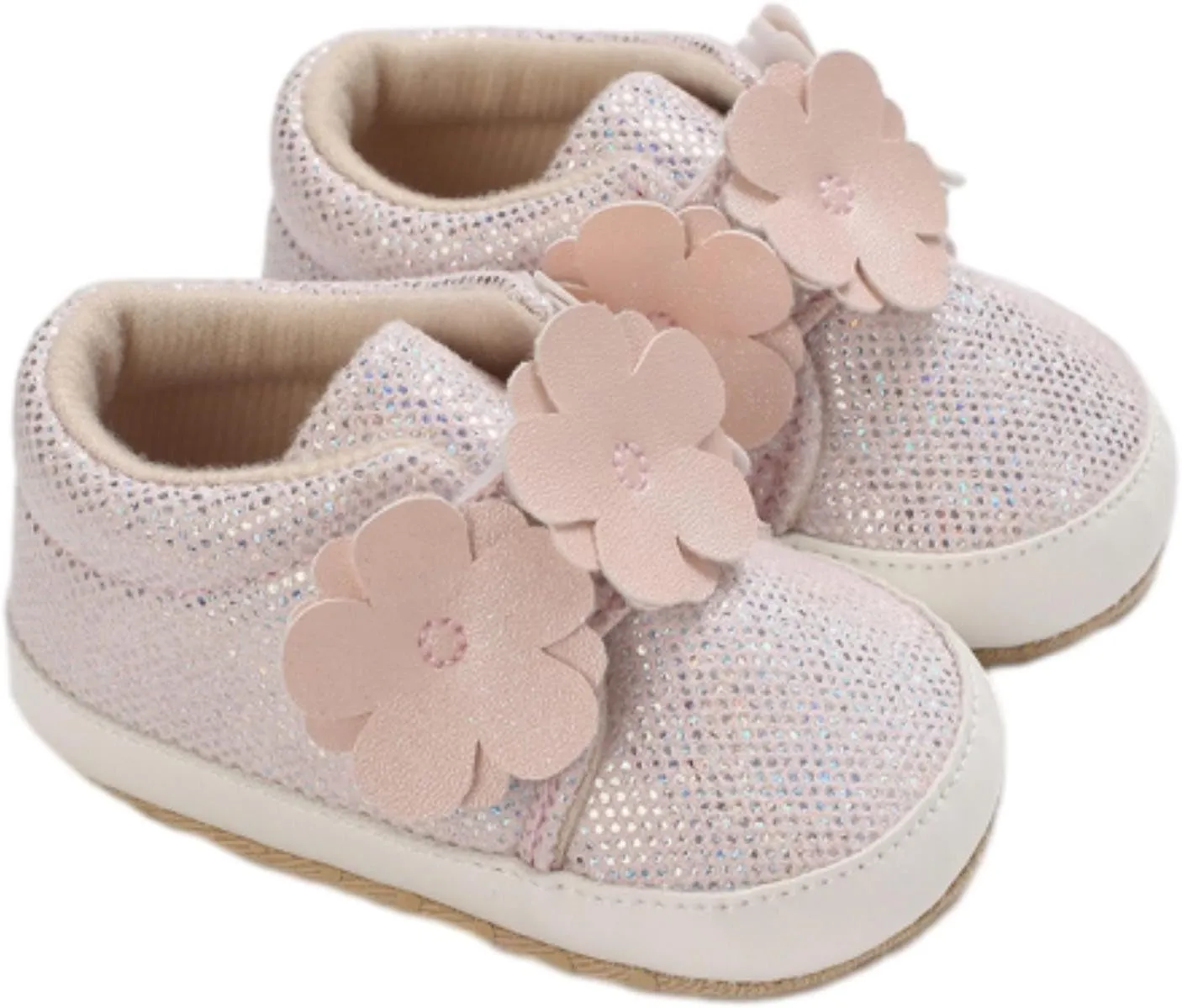 Baby Boys Girls High Top Sneakers Soft Soles Anti Infant Ankle Shoes Toddler Prewalker Crib Shoes 0 Beach