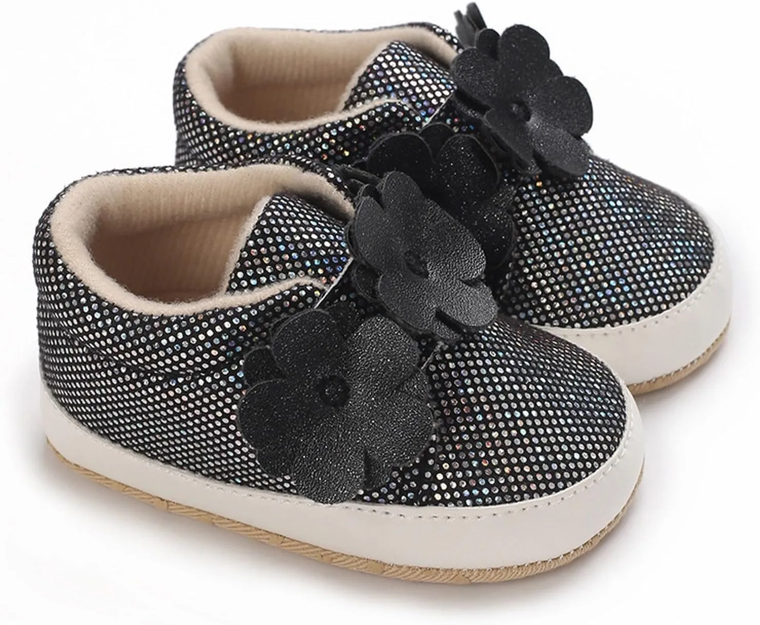 Baby Boys Girls High Top Sneakers Soft Soles Anti Infant Ankle Shoes Toddler Prewalker Crib Shoes 0 Beach