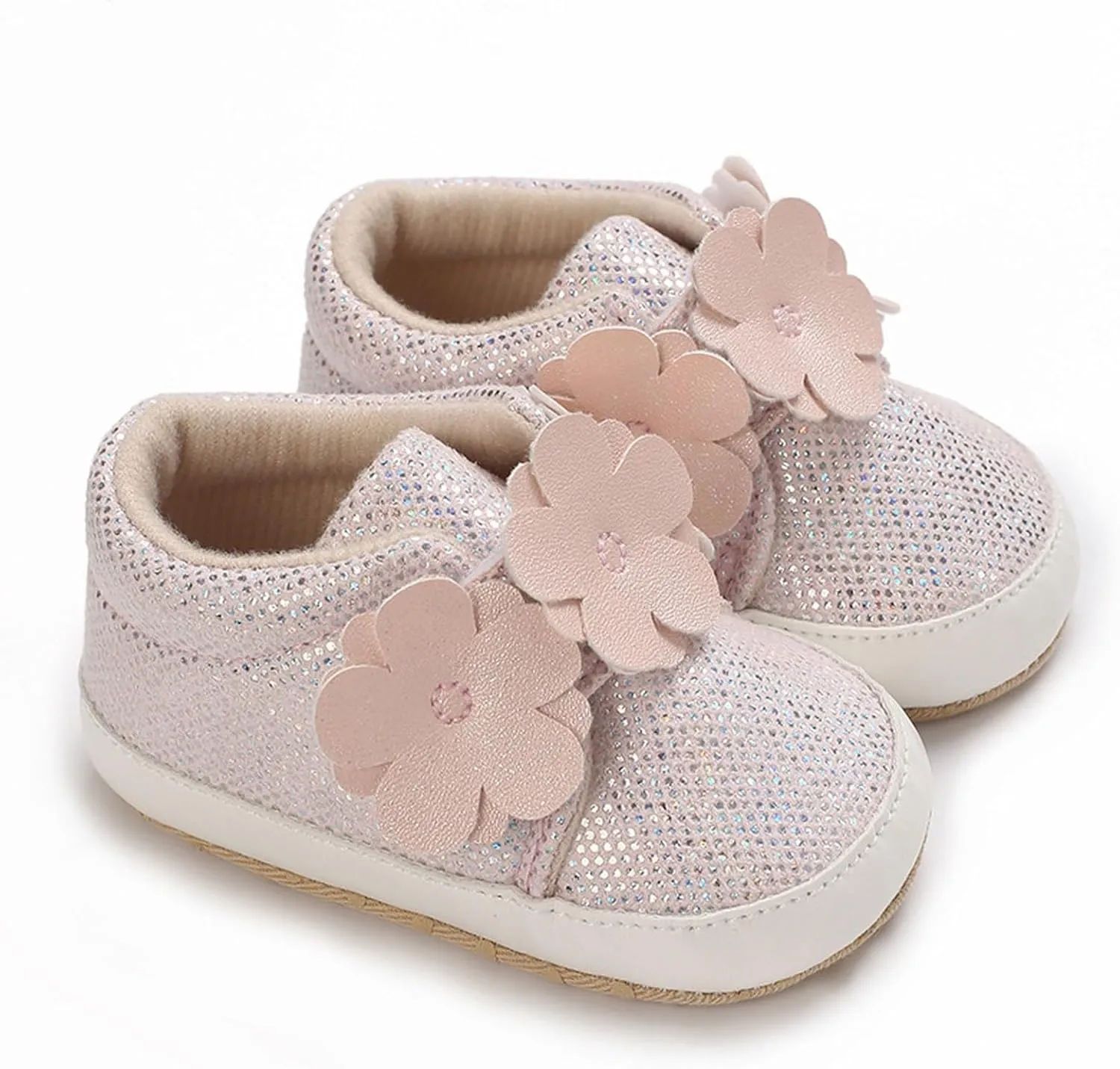 Baby Boys Girls High Top Sneakers Soft Soles Anti Infant Ankle Shoes Toddler Prewalker Crib Shoes 0 Beach