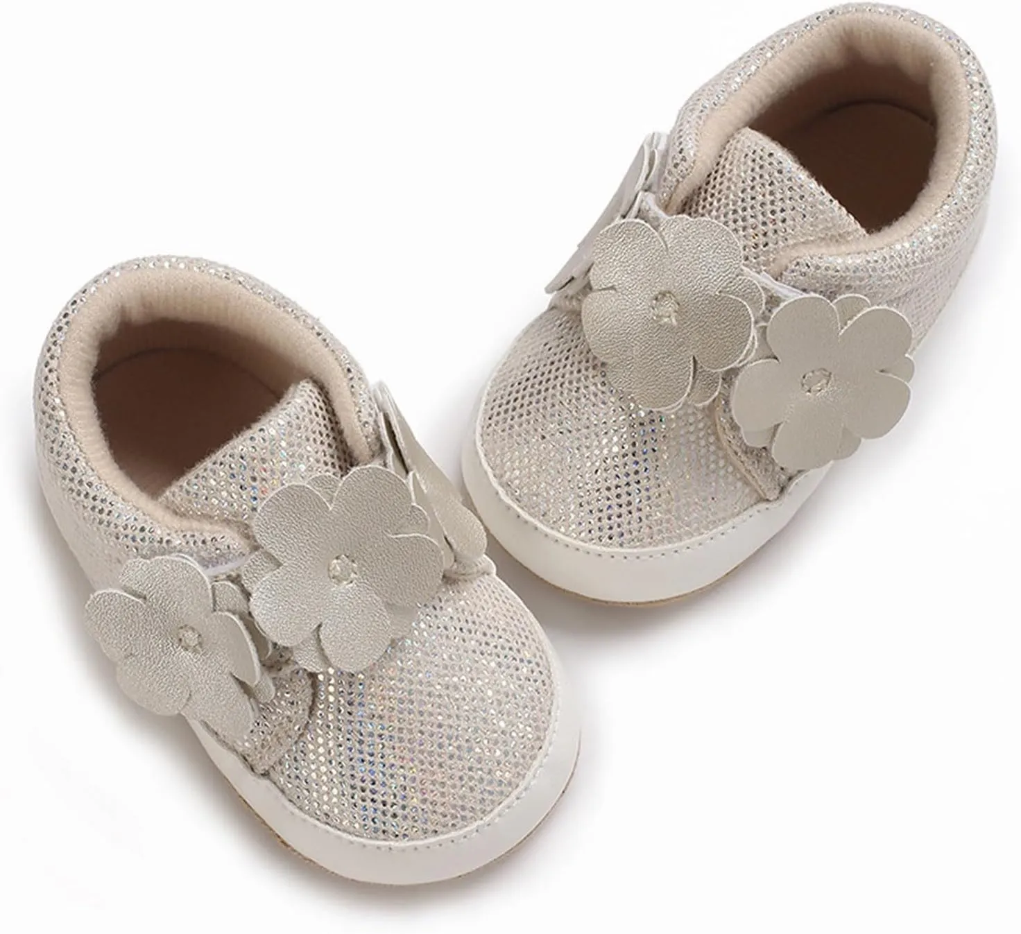 Baby Boys Girls High Top Sneakers Soft Soles Anti Infant Ankle Shoes Toddler Prewalker Crib Shoes 0 Beach