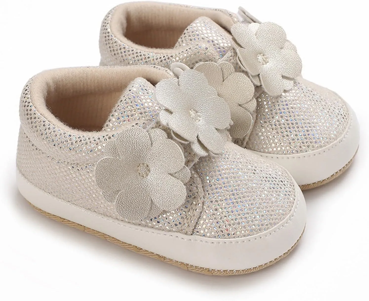 Baby Boys Girls High Top Sneakers Soft Soles Anti Infant Ankle Shoes Toddler Prewalker Crib Shoes 0 Beach