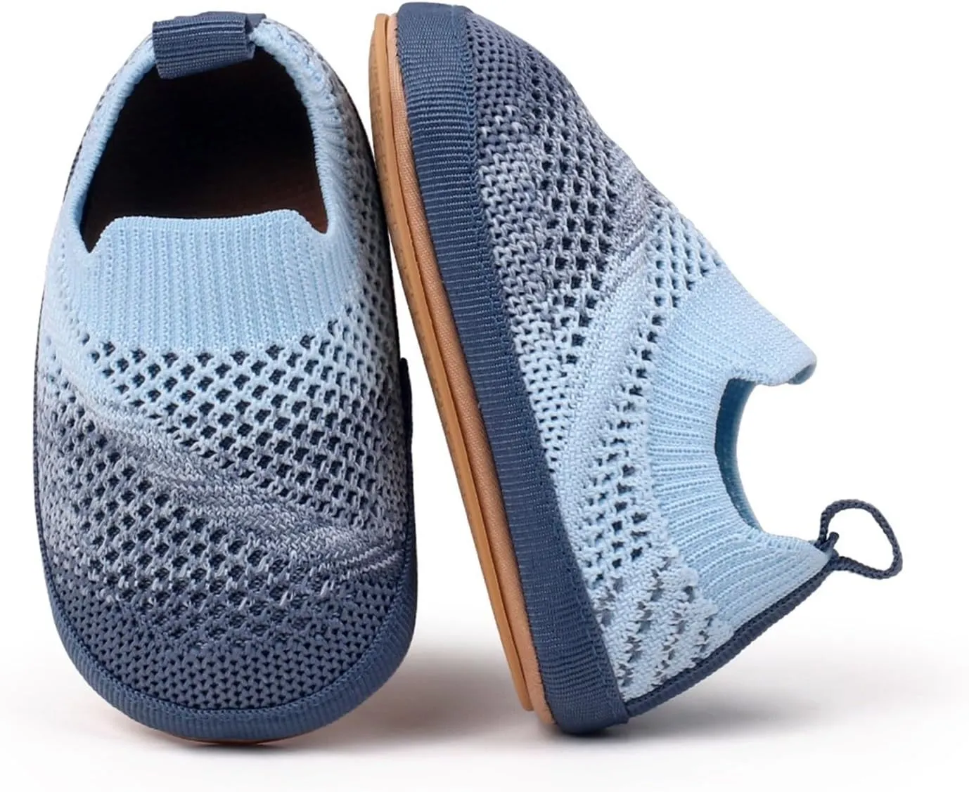 Baby Boys Girls Knitted Sandals Toddler Infant Kids Gradient Color Summer Casual Soft Sole Flats Breathable Shoes