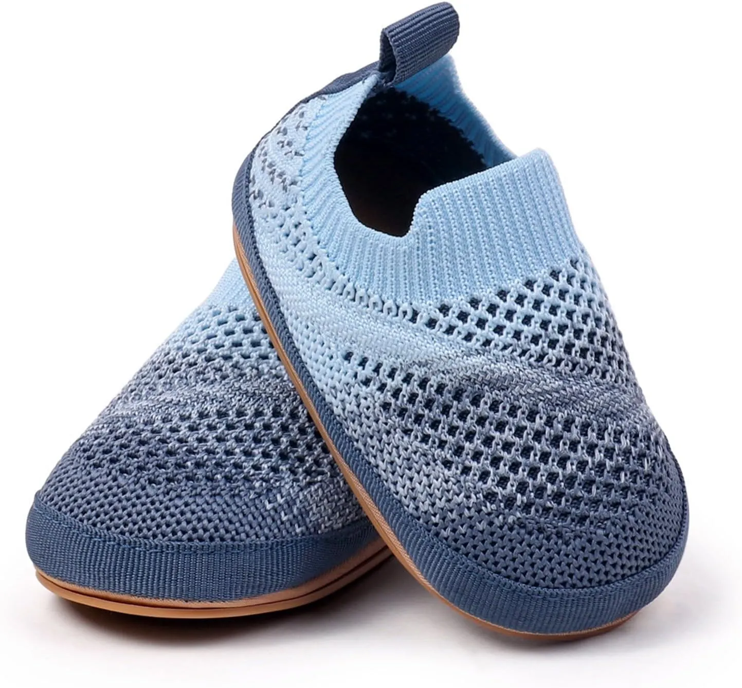 Baby Boys Girls Knitted Sandals Toddler Infant Kids Gradient Color Summer Casual Soft Sole Flats Breathable Shoes