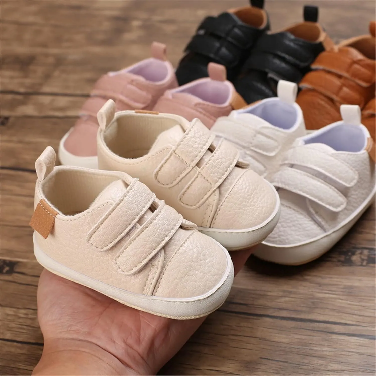 Baby Boys Girls Non-Slip Rubber Sole First Walking Shoes Infant Soft Tennis Sports Toddler Girls Tennis Shoes Size 8