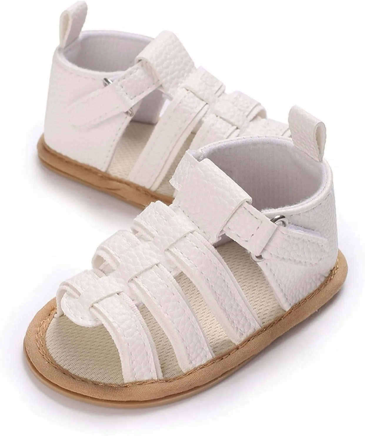 Baby Boys Girls Summer Sandals Open Toe Outdoor Beach Anti Slip Rubber Soft Sole Newborn First Walker Boys School Shoes