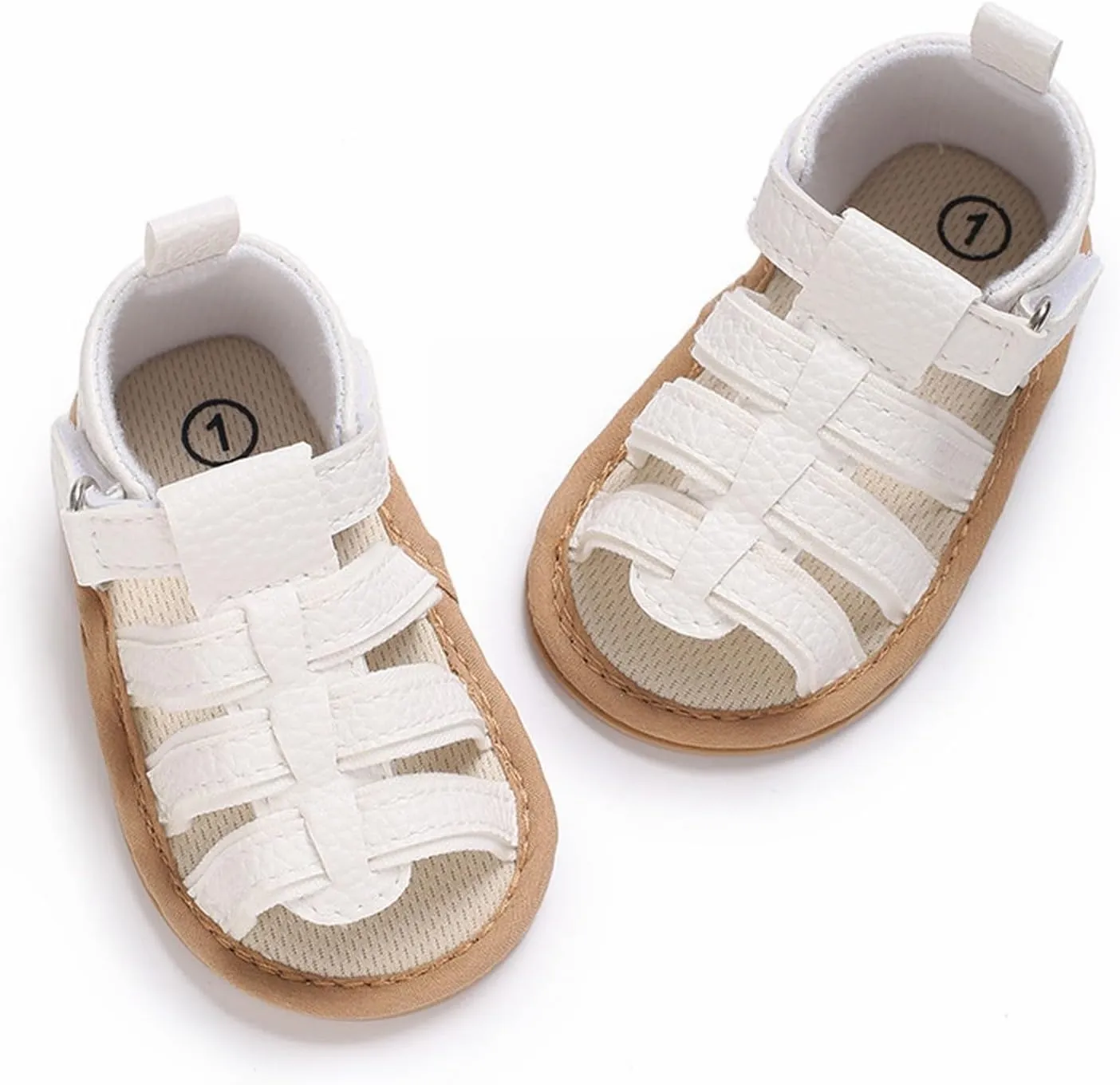 Baby Boys Girls Summer Sandals Open Toe Outdoor Beach Anti Slip Rubber Soft Sole Newborn First Walker Boys School Shoes