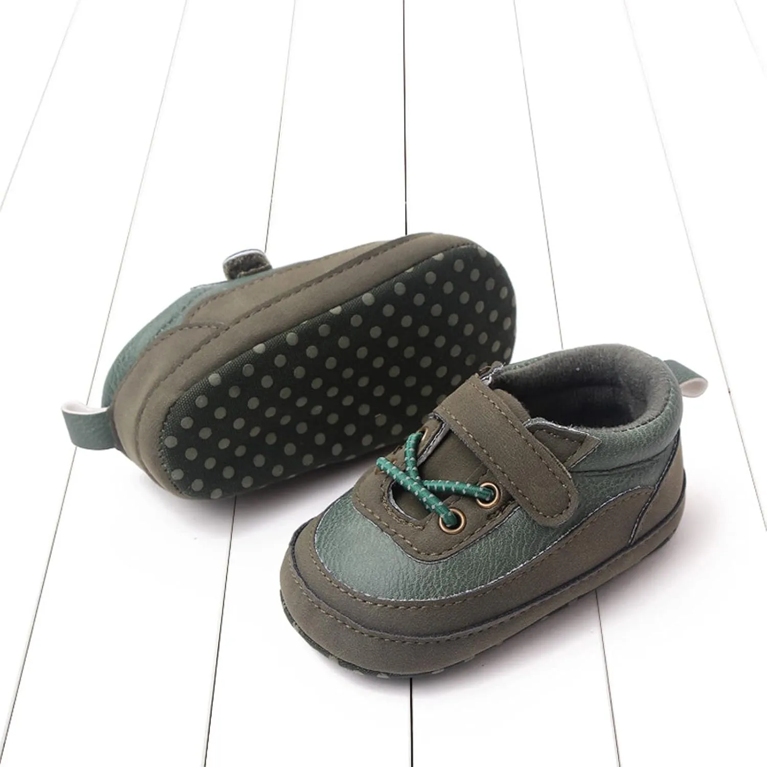 Baby Boys Girls xford Shoes PU Leather Soft Rubber Sole Sneakers Anti-Slip Ankle Boots Infant Babies Shoes for Girls