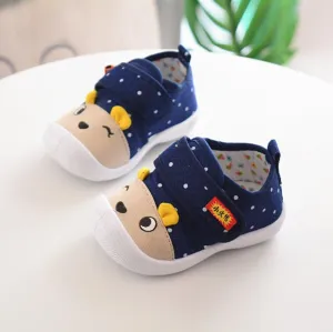 Baby Brand Shoes Cartoon Sole Girls Shoes Soft Boys Anti-Slip Kids Baby Infant Squeaky Baby Boys School Shoes