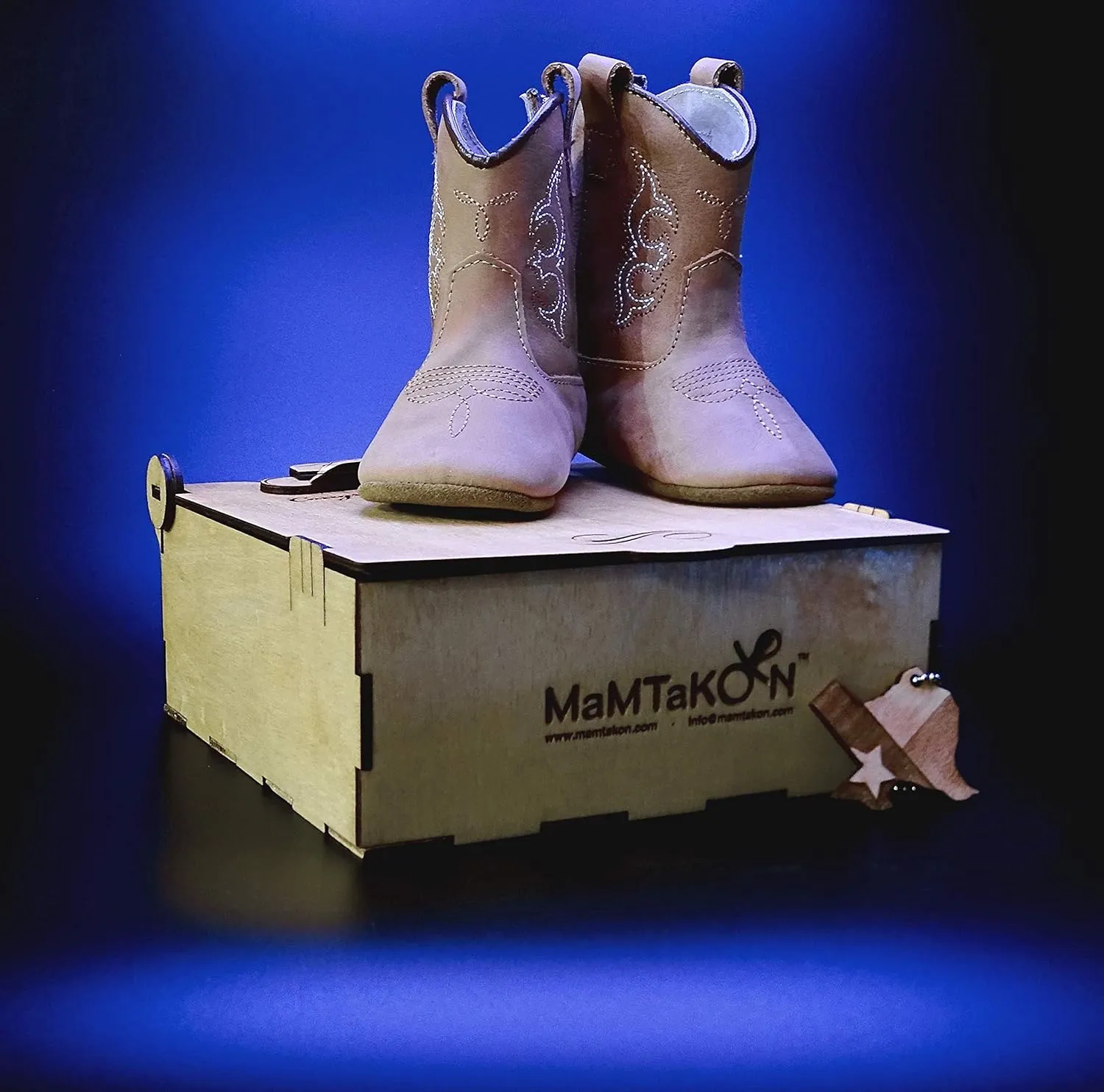 Baby Cowboy Boots Real Leather Premium Box Soft Sole Infant Toddler Boys Girls Newborn Special Occasion Prewalkers Custom