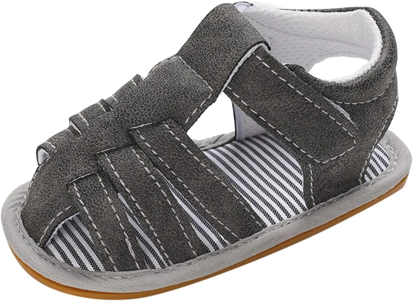 Baby Girl Boy Sandals Soft Anti-Slip Sole Roman Sandals for Toddlers Summer Casual Shoes Flat First Ballet Slippers