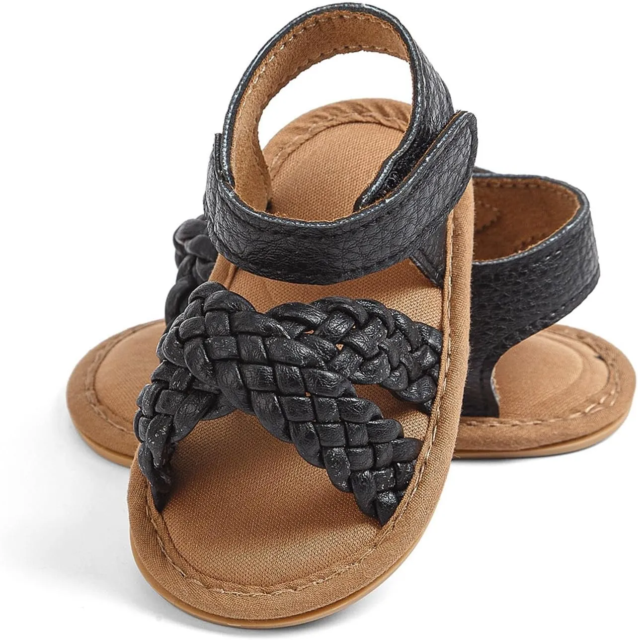 Baby Girl Sandals Infant Anti-Slip Soft Sole Princess Dress Sandals Cute Summer Outdoor Flats Toddler First Walkers Shoes
