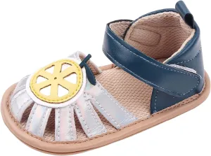 Baby Girl Sandals Toddler Comfort Premium Summer Outdoor Casual Beach Shoes With Flower Princess Flats Shoes