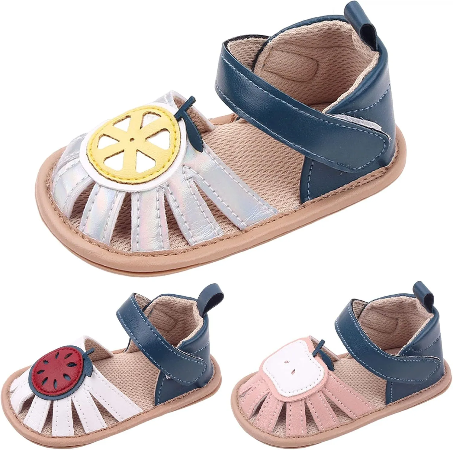 Baby Girl Sandals Toddler Comfort Premium Summer Outdoor Casual Beach Shoes With Flower Princess Flats Shoes