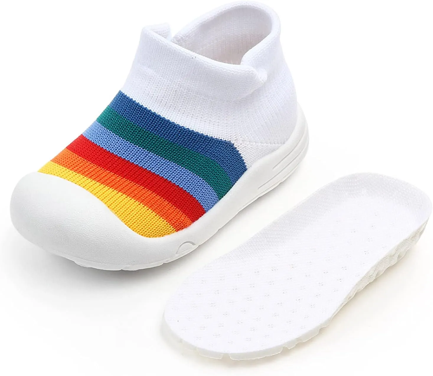 Baby Girl Sneakers Size 10 Shoes Rubber Socks Infant Baby Sole Slipper Boys Knit Girls Toddler Shoes Soft Baby Shoes Girls Shoes Size 3