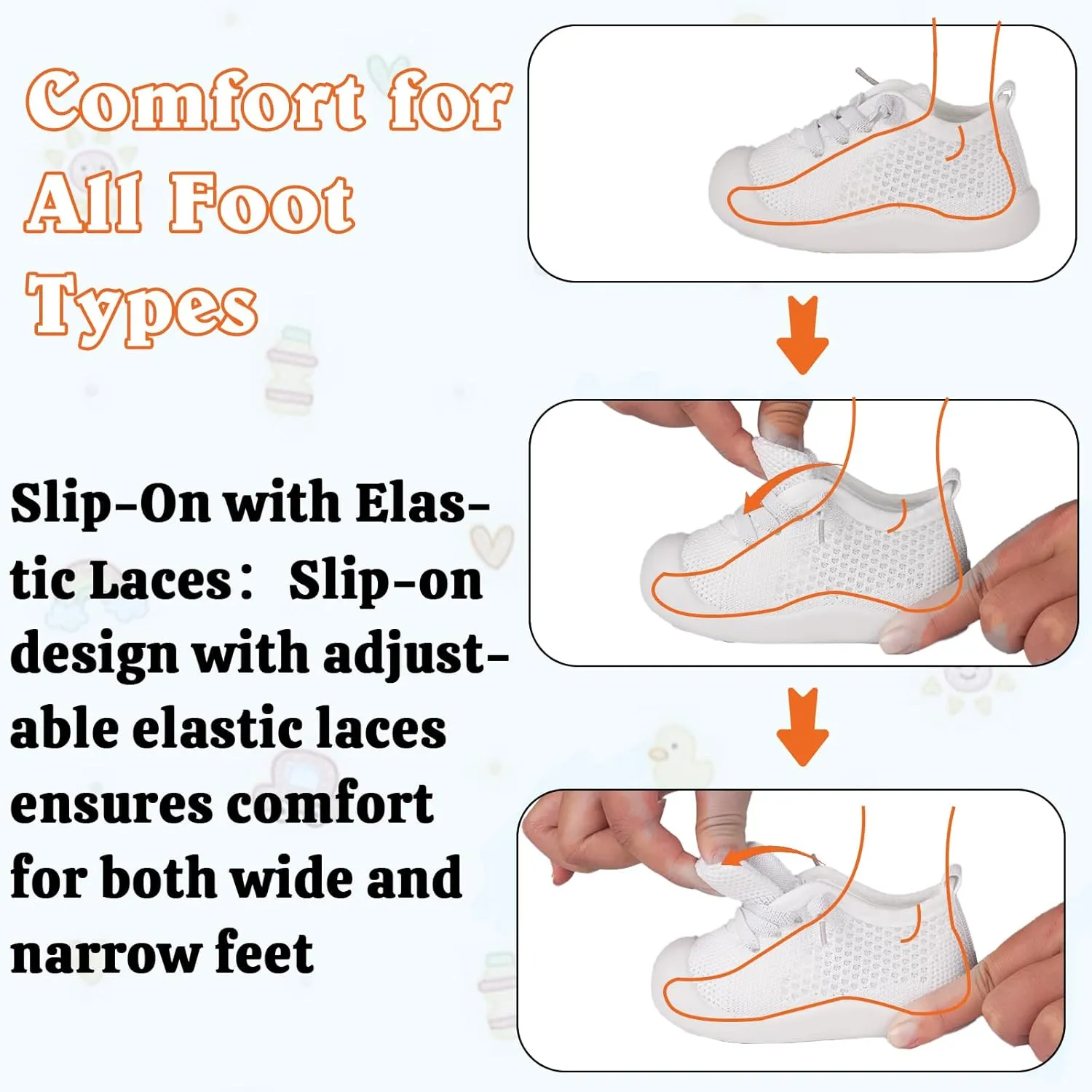 Baby Girl&Boy Toddler First Walking Shoes 6-12 Months Size 3 Black Barefoot Slip On Wide Toe Box Shoes Soft Footmates Casual Tennis Indoor Flexible Learning to Walk Rubber Sneakers
