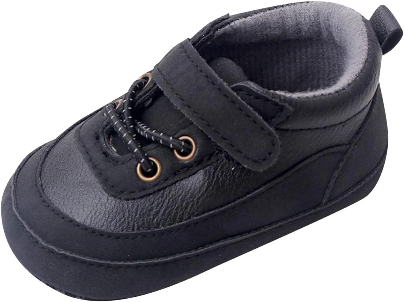 Baby Girls Boys PU Leather xford Shoes Soft Rubber Sole Sneakers Infant Walking Shoes Anti-Slip Ankle Boots