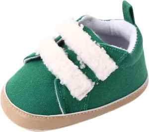 Baby Girls Boys xford Cloth Shoes Soft Rubber Sole Anti-Slip Sneakers Toddler Infant occasins Walking Shoes