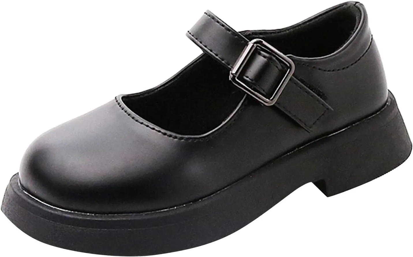 Baby Girls Mary Jane Shoes with Soft Soles Slip on Classic Wedding Dress Mary Jane Lightly Baby Comfort Sneaker Shoes Little/Big Girls
