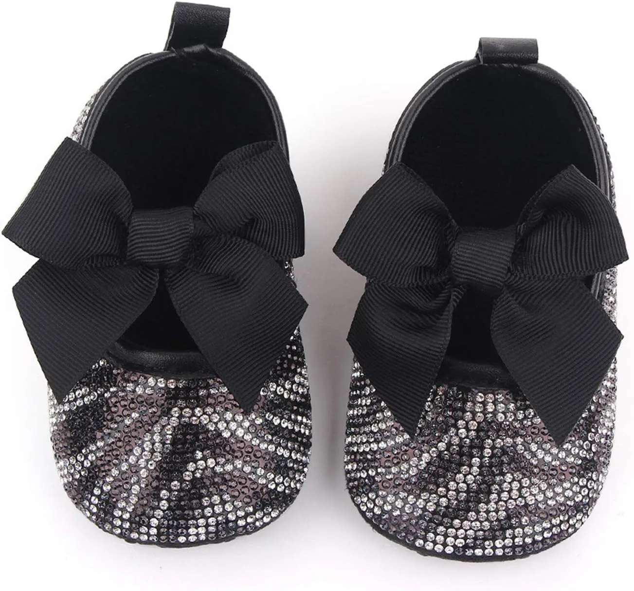 Baby Girls Soft Princess Dress Flats Shoes Infant Wedding Bowknot Anti-Slip First Walker Newborn Soft Sole Sneakers