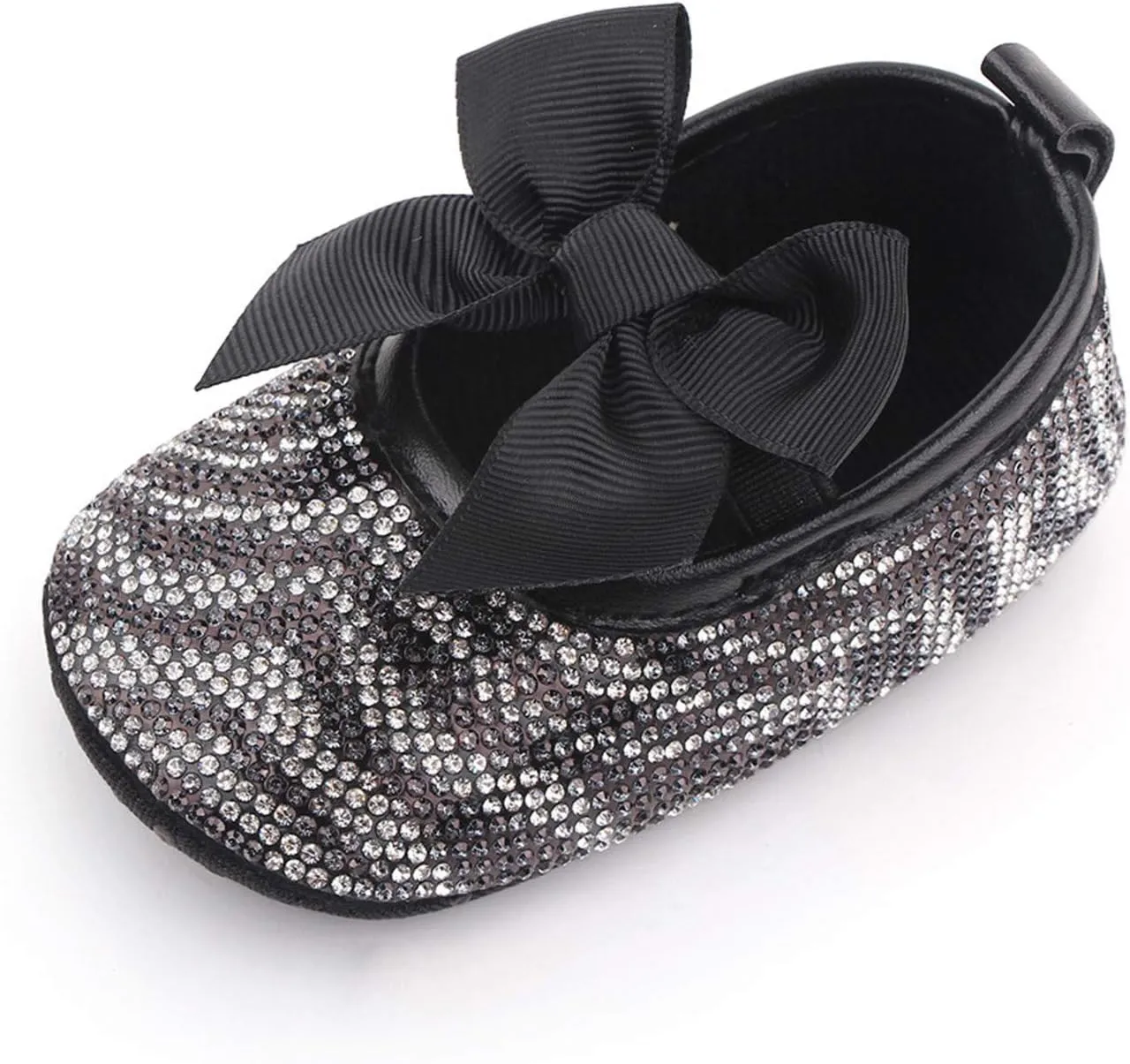Baby Girls Soft Princess Dress Flats Shoes Infant Wedding Bowknot Anti-Slip First Walker Newborn Soft Sole Sneakers