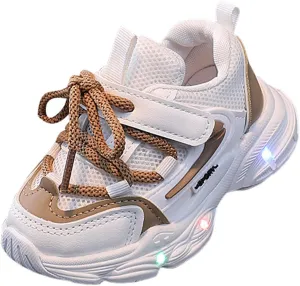 Baby Light Up Shoes Toddler Boys Girls Casual Luminous Flashing Sport Shoes Lightweight Breathable Running Shoes