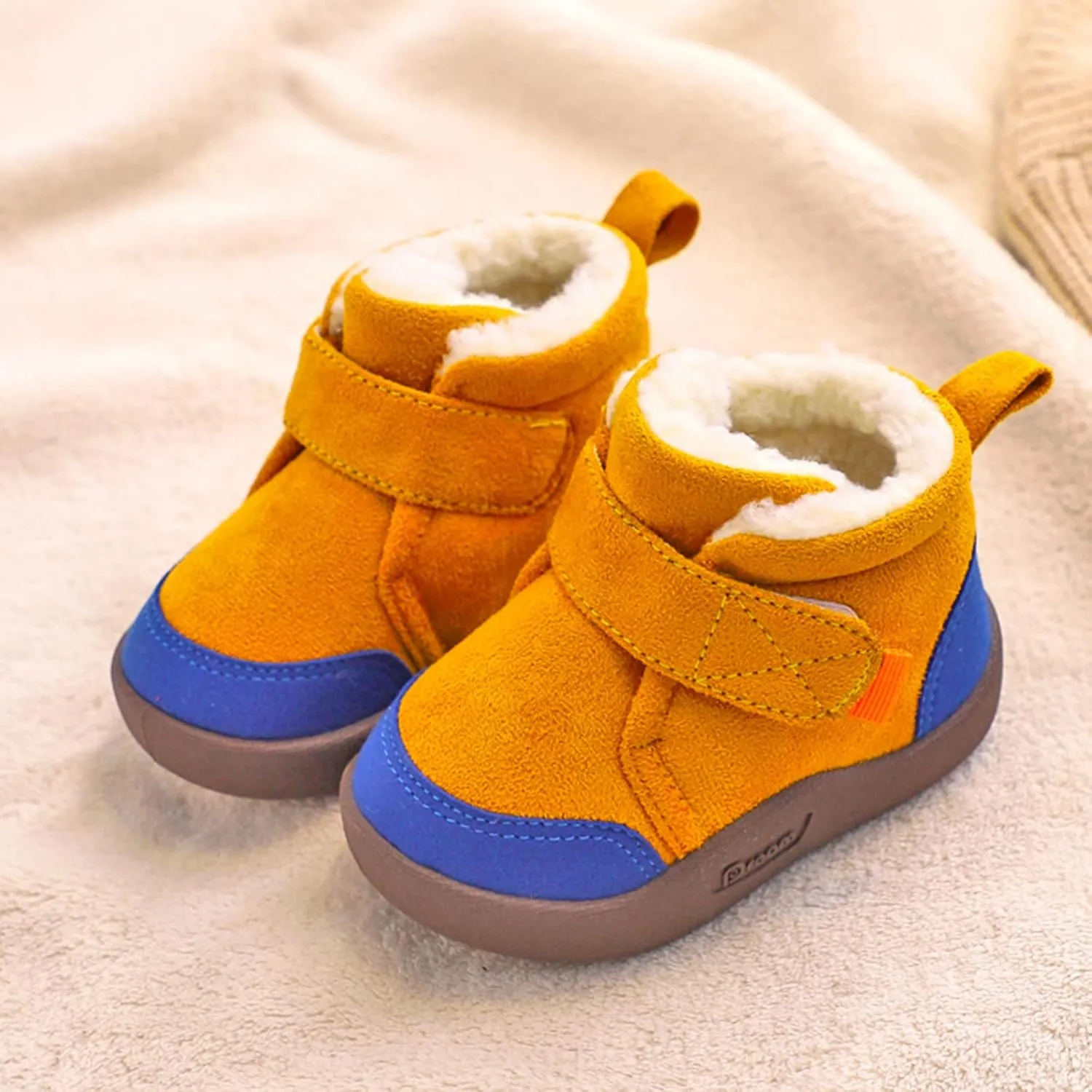 Baby Shoe Size Baby Shoes Toddler Boots Soft Bottom Toddler Shoes Plus Velvet Thick Non Slip Large Cotton Shoes Size 8 Toddler Suede Boots