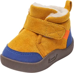 Baby Shoe Size Baby Shoes Toddler Boots Soft Bottom Toddler Shoes Plus Velvet Thick Non Slip Large Cotton Shoes Size 8 Toddler Suede Boots