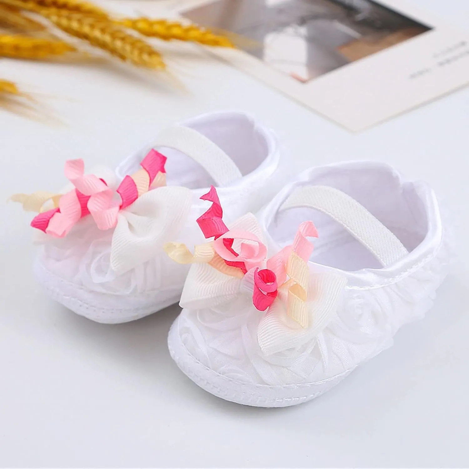 Baby Shoes Fashion Soft Sole Toddler Shoes Pearl Dress Flower Princess Shoes Toddler Personalized Infant Soft