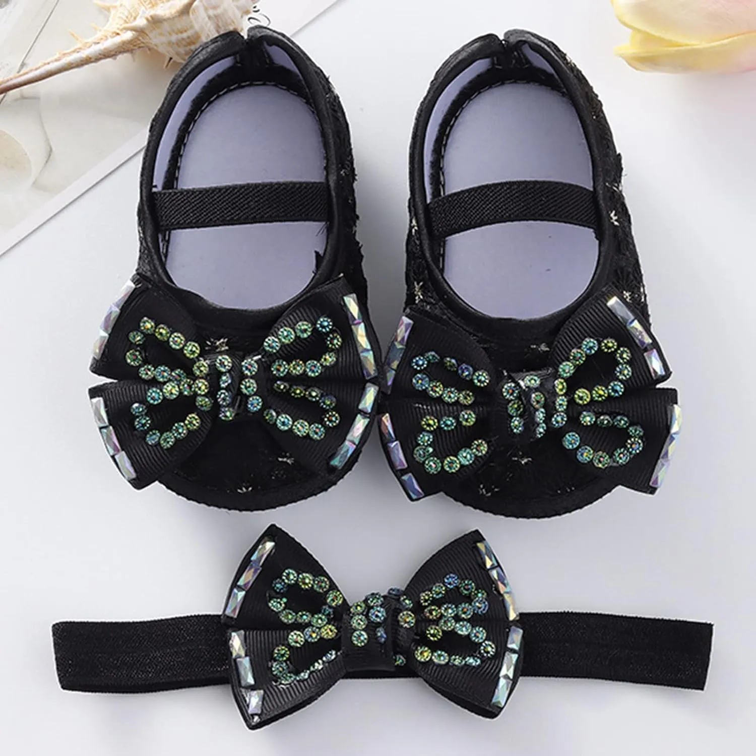 Baby Shoes Fashion Soft Sole Toddler Shoes Pearl Dress Flower Princess Shoes Toddler Shoes Baby Running Shoes
