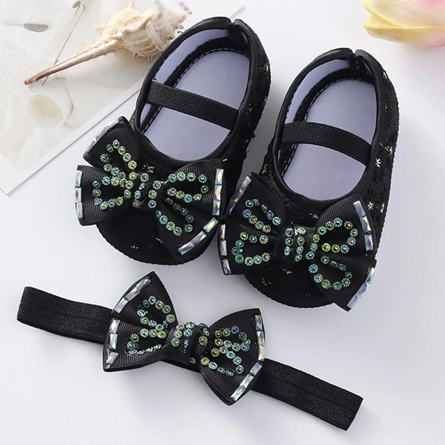 Baby Shoes Fashion Soft Sole Toddler Shoes Pearl Dress Flower Princess Shoes Toddler Shoes Baby Running Shoes