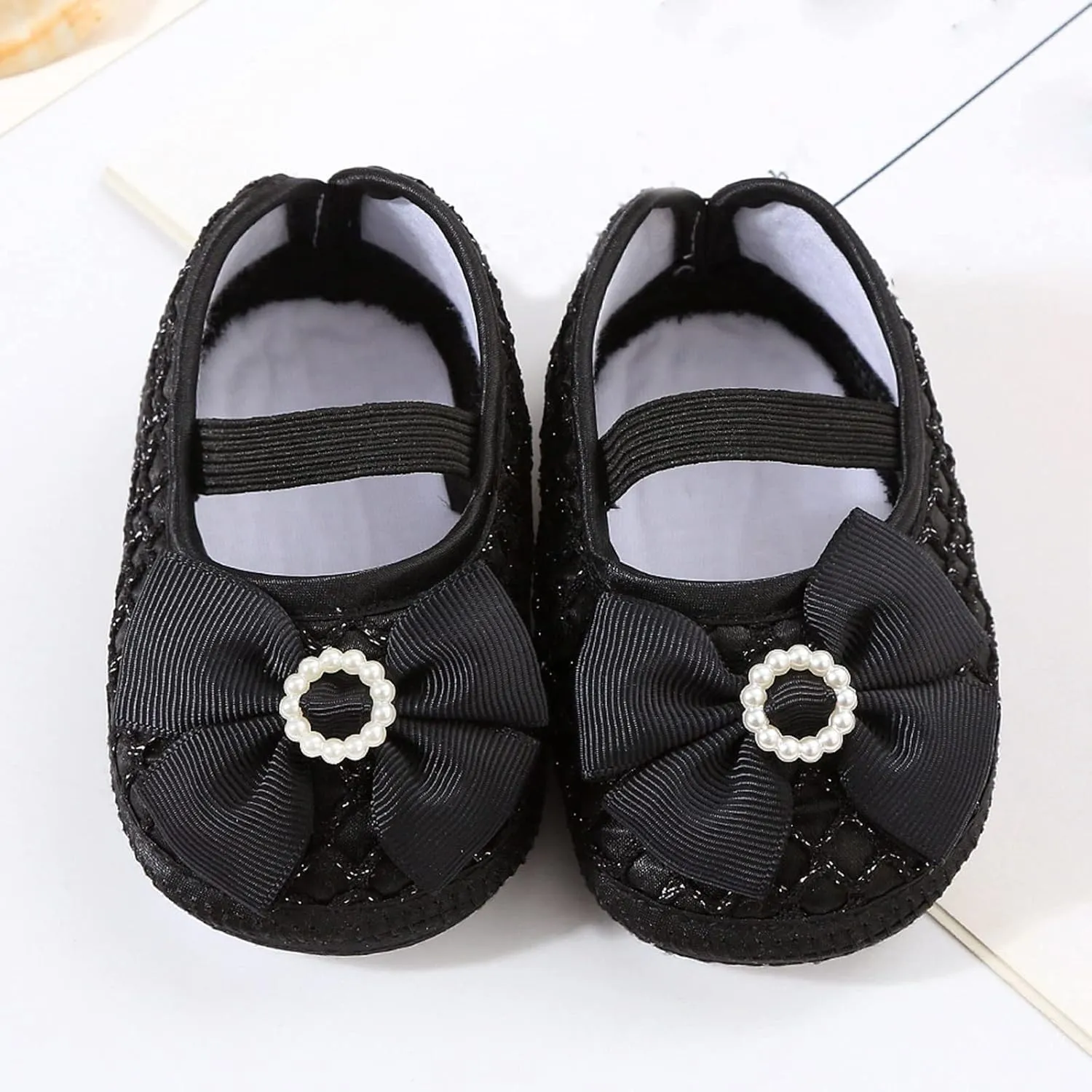 Baby Shoes Fashion Soft Sole Toddler Shoes Pearl Dress Flower Princess Shoes Toddler Shoes Infant Boy Dress Shoes